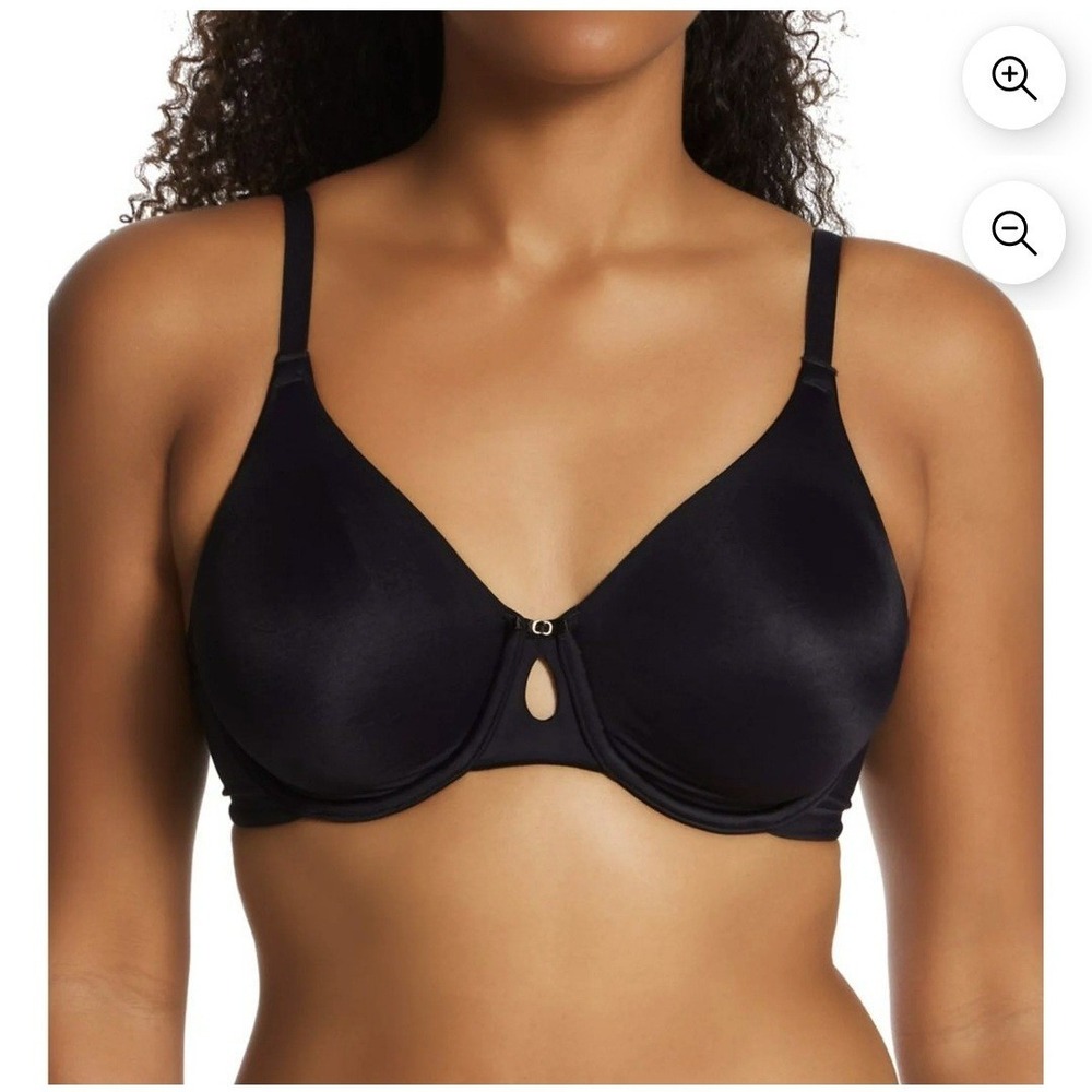 Vanity Fair 70810 Unlined Bra With Underwire Black 40D NEW